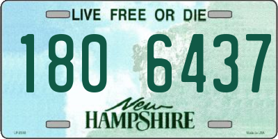 NH license plate 1806437