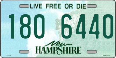 NH license plate 1806440