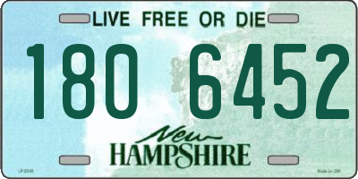NH license plate 1806452