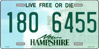 NH license plate 1806455