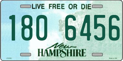 NH license plate 1806456