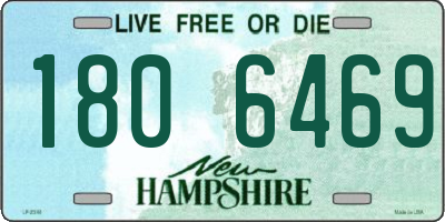 NH license plate 1806469