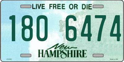 NH license plate 1806474