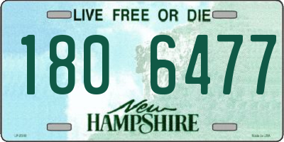 NH license plate 1806477