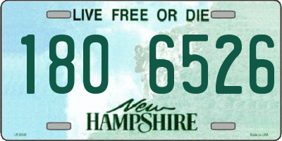 NH license plate 1806526