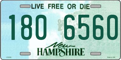 NH license plate 1806560