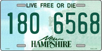NH license plate 1806568
