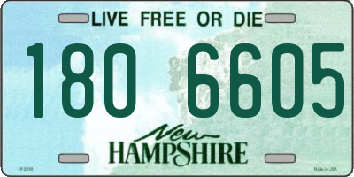 NH license plate 1806605