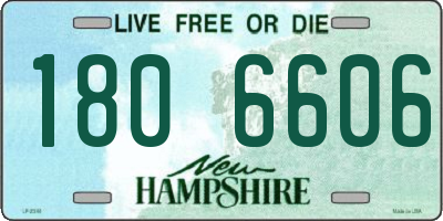 NH license plate 1806606