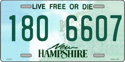 NH license plate 1806607