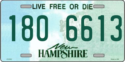 NH license plate 1806613