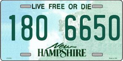 NH license plate 1806650