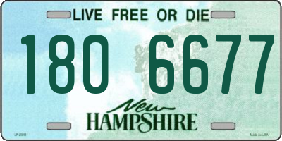 NH license plate 1806677