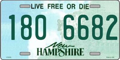 NH license plate 1806682