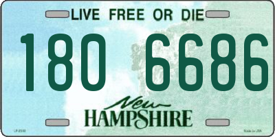 NH license plate 1806686