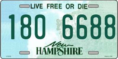 NH license plate 1806688
