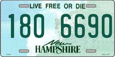 NH license plate 1806690