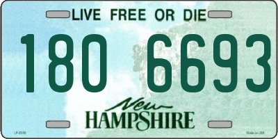 NH license plate 1806693