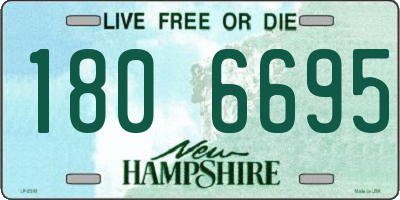 NH license plate 1806695