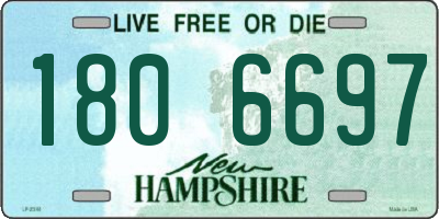 NH license plate 1806697