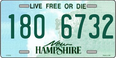 NH license plate 1806732