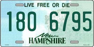 NH license plate 1806795