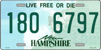 NH license plate 1806797