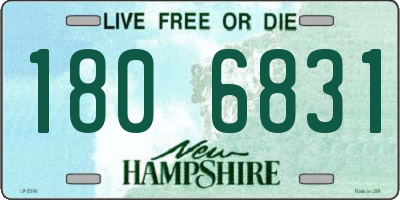 NH license plate 1806831