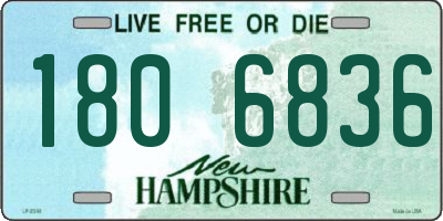 NH license plate 1806836