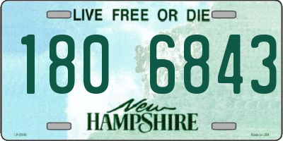 NH license plate 1806843