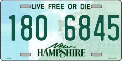 NH license plate 1806845