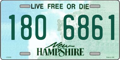 NH license plate 1806861