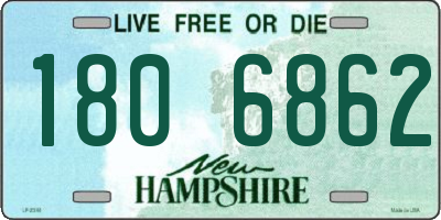 NH license plate 1806862