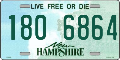 NH license plate 1806864