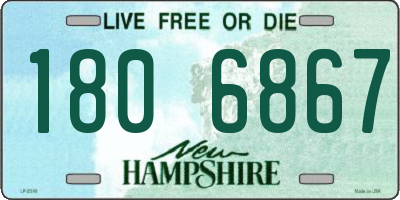 NH license plate 1806867