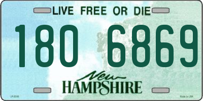 NH license plate 1806869