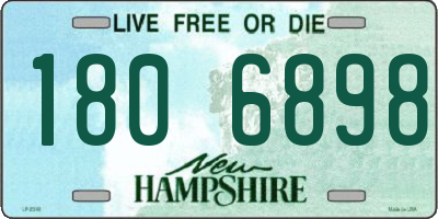 NH license plate 1806898
