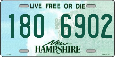 NH license plate 1806902