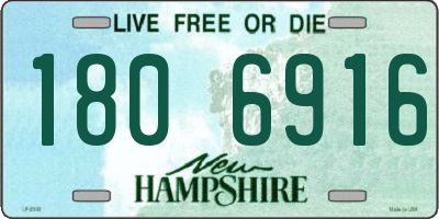 NH license plate 1806916