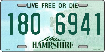 NH license plate 1806941