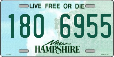 NH license plate 1806955