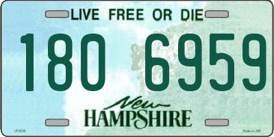 NH license plate 1806959