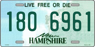 NH license plate 1806961