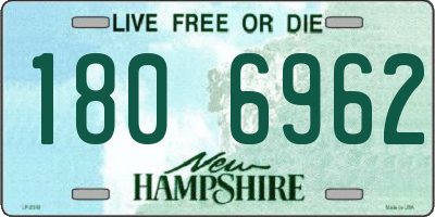 NH license plate 1806962