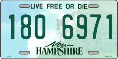 NH license plate 1806971