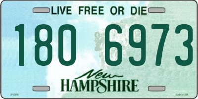 NH license plate 1806973
