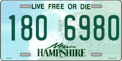 NH license plate 1806980