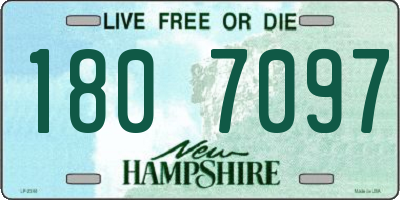 NH license plate 1807097