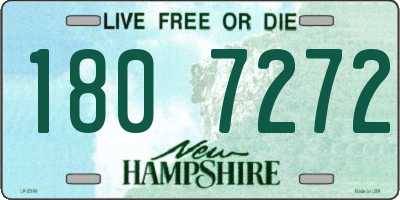 NH license plate 1807272