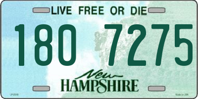 NH license plate 1807275